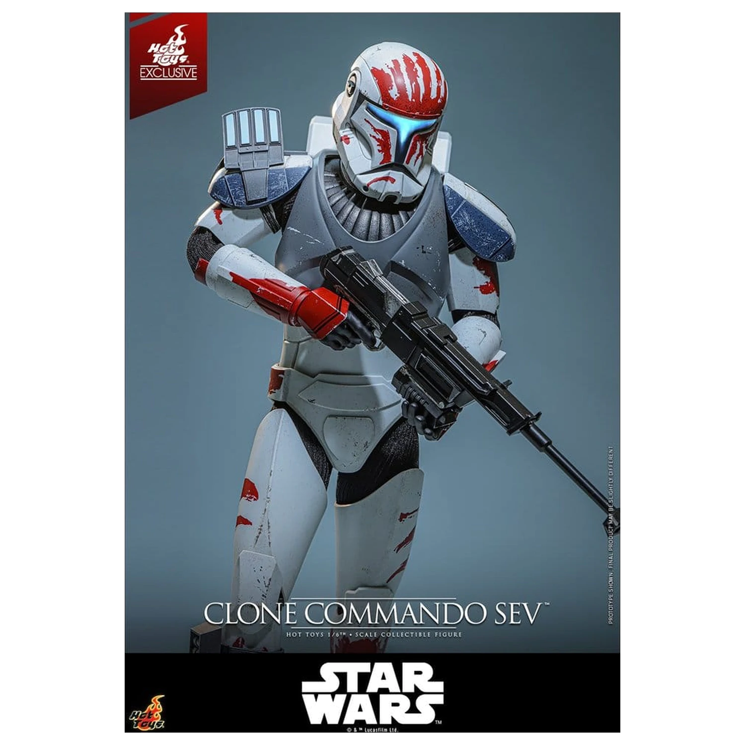 Star Wars: The Clone Wars Television Masterpiece akcijska figura 1/6 Clone Commando Sev 30 cm fotografija proizvoda