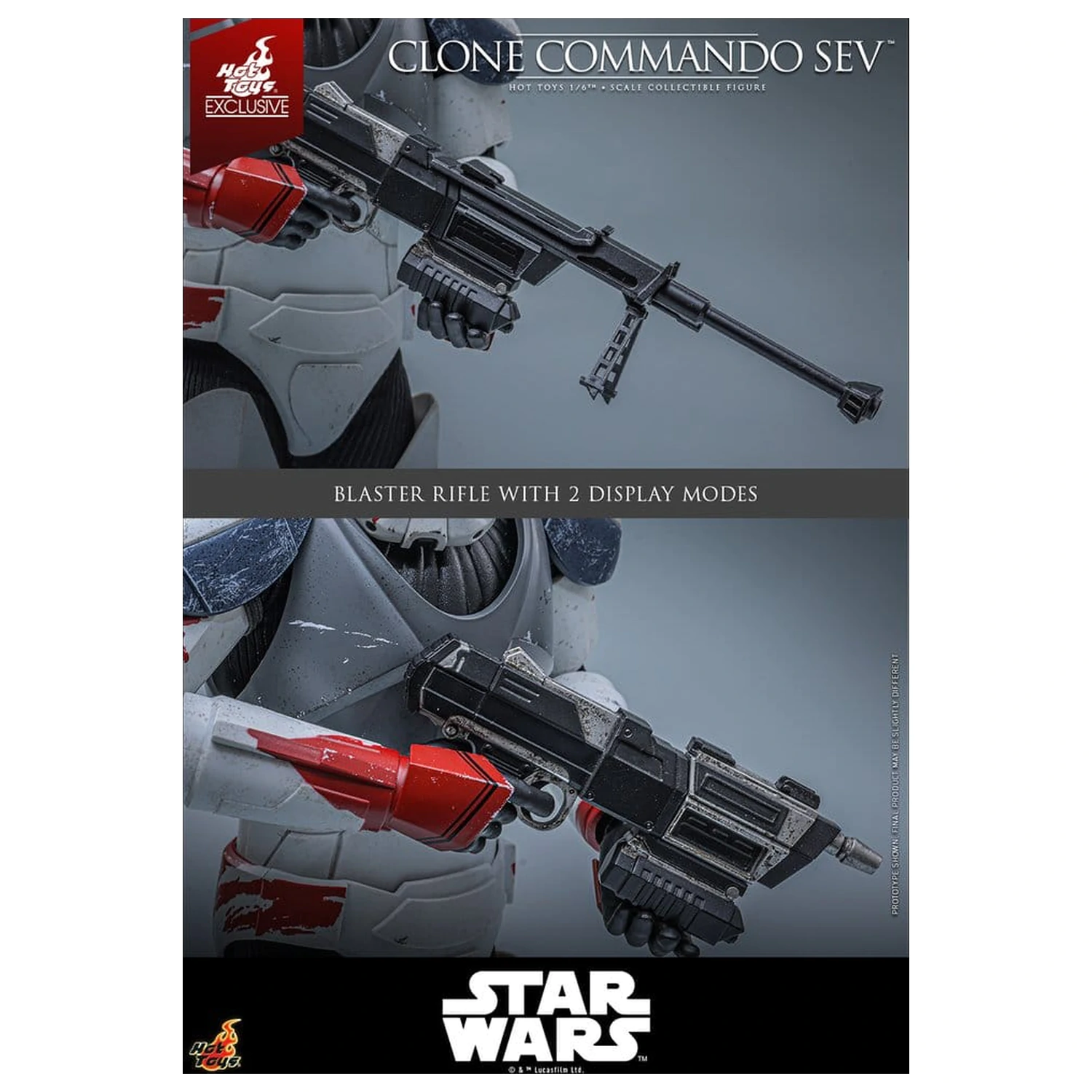 Star Wars: The Clone Wars Television Masterpiece akcijska figura 1/6 Clone Commando Sev 30 cm fotografija proizvoda