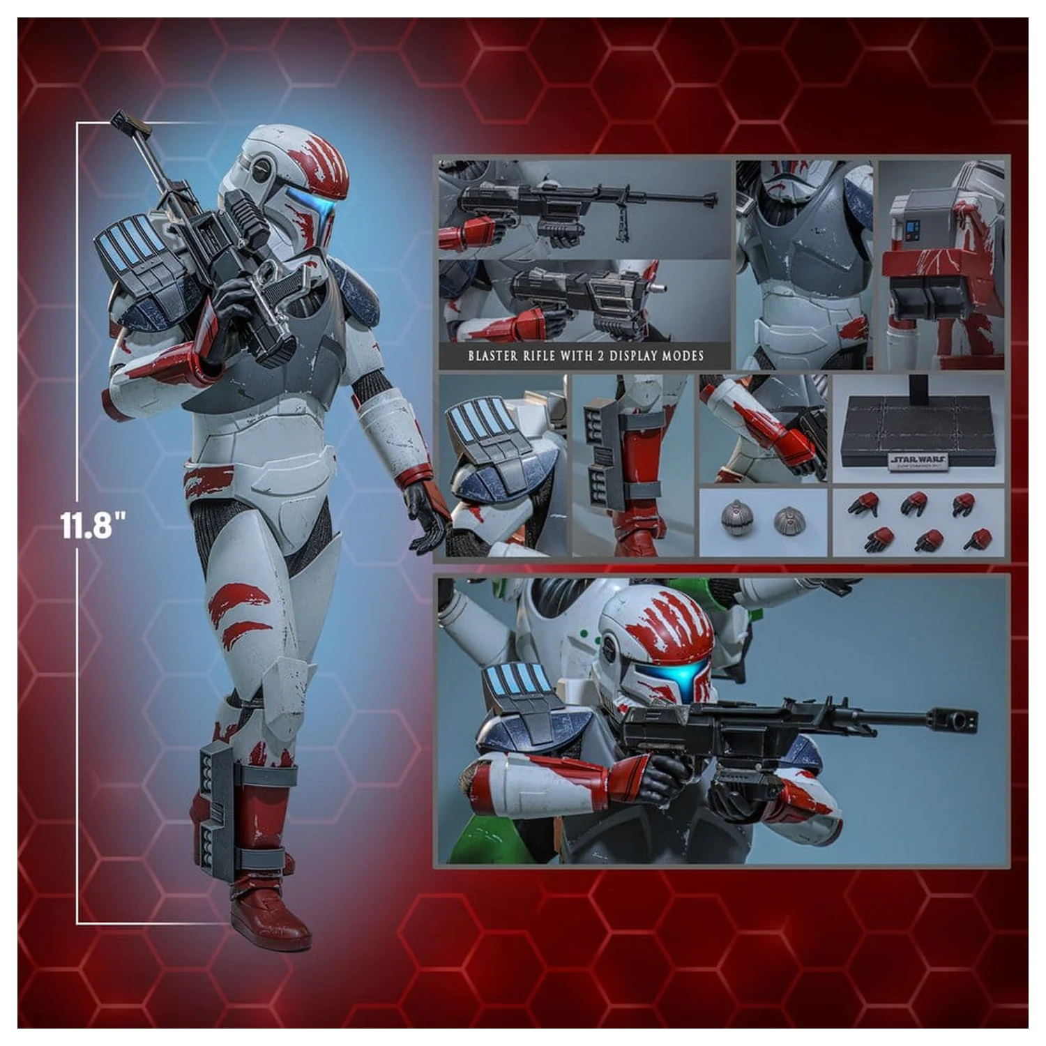 Star Wars: The Clone Wars Television Masterpiece akcijska figura 1/6 Clone Commando Sev 30 cm fotografija proizvoda