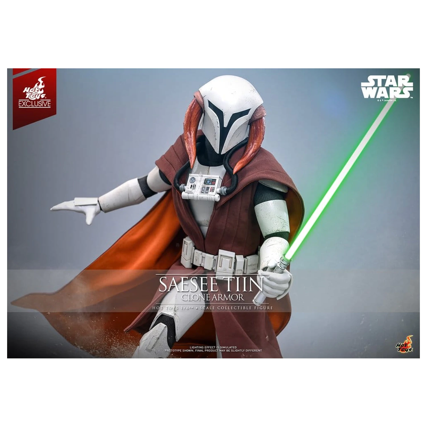 Star Wars: The Clone Wars Television Masterpiece akcijska figura 1/6 Saesee Tiin (Clone Armor) 32 cm fotografija proizvoda