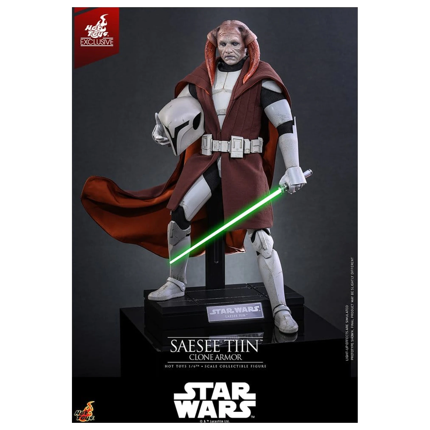 Star Wars: The Clone Wars Television Masterpiece akcijska figura 1/6 Saesee Tiin (Clone Armor) 32 cm fotografija proizvoda