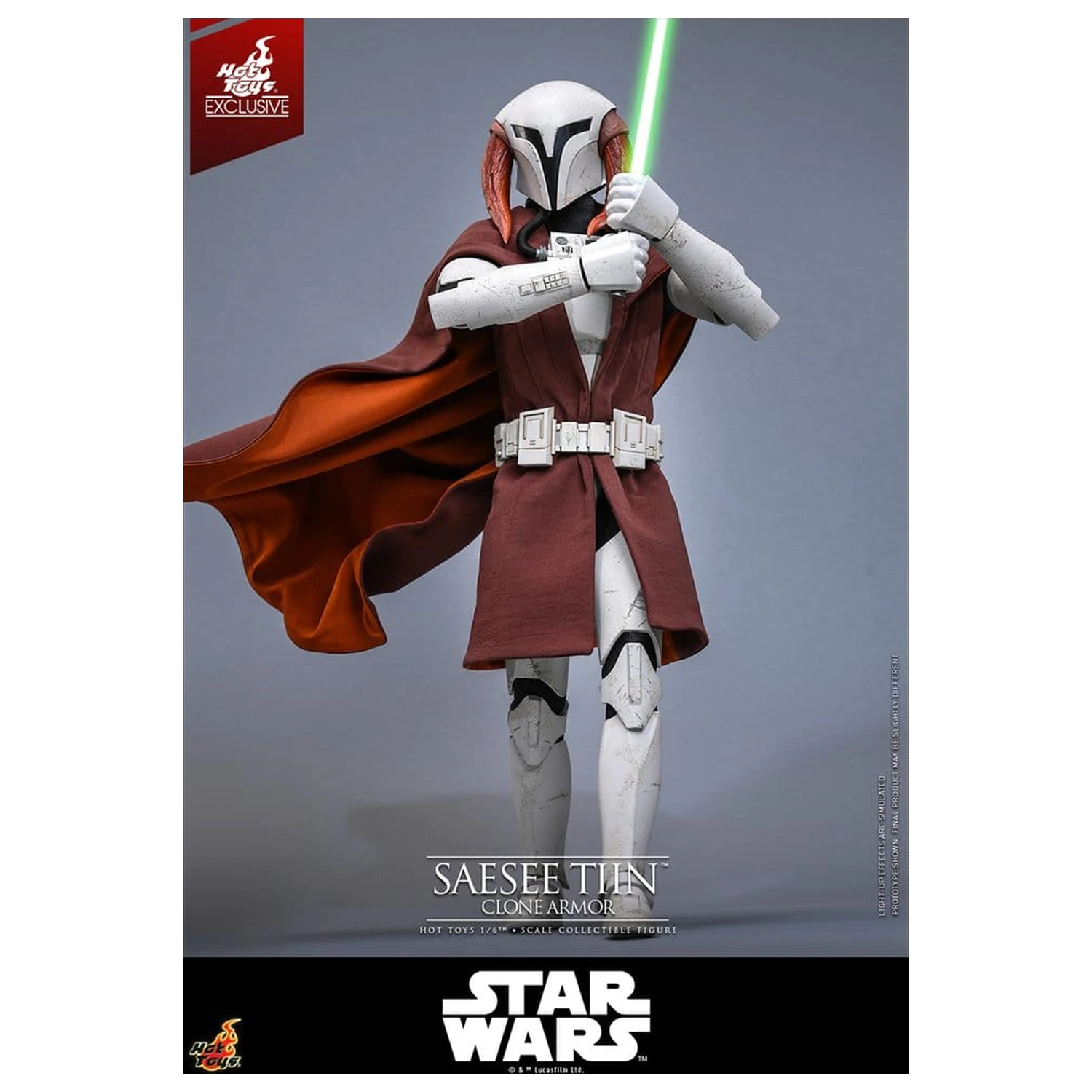 Star Wars: The Clone Wars Television Masterpiece akcijska figura 1/6 Saesee Tiin (Clone Armor) 32 cm fotografija proizvoda