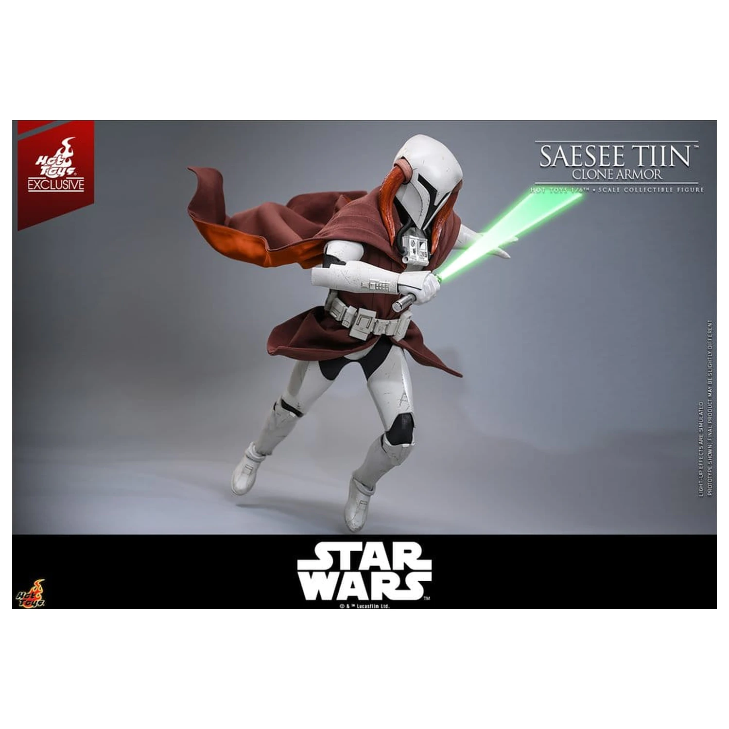 Star Wars: The Clone Wars Television Masterpiece akcijska figura 1/6 Saesee Tiin (Clone Armor) 32 cm fotografija proizvoda
