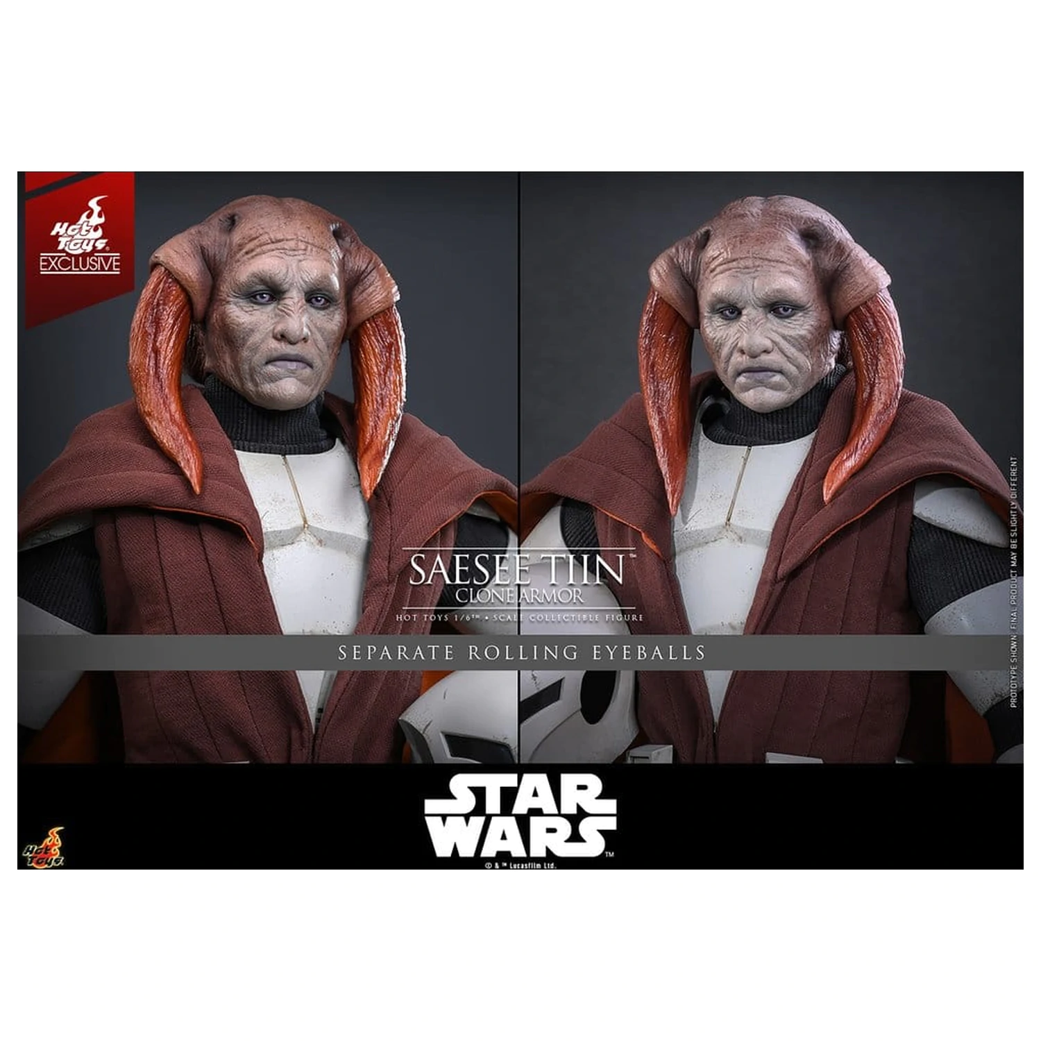 Star Wars: The Clone Wars Television Masterpiece akcijska figura 1/6 Saesee Tiin (Clone Armor) 32 cm fotografija proizvoda