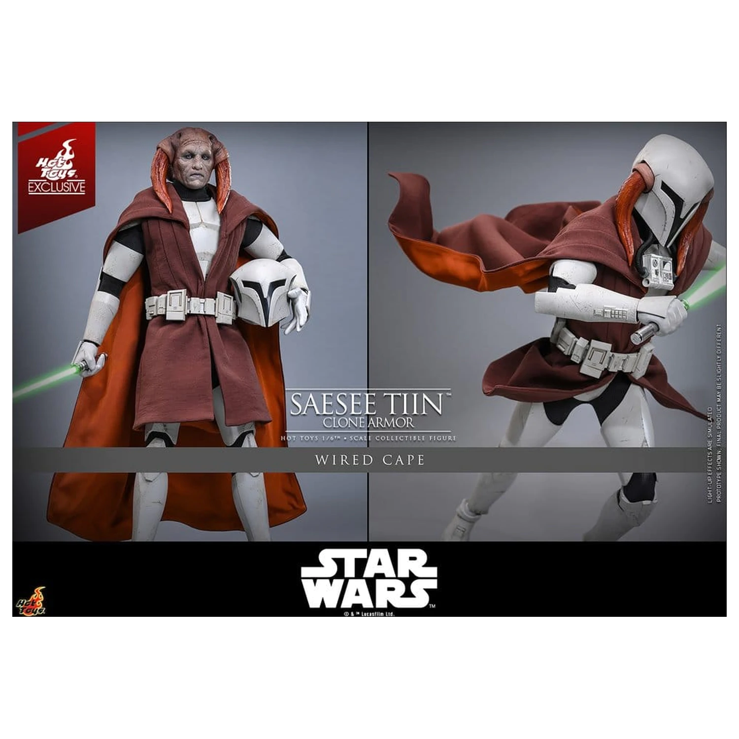 Star Wars: The Clone Wars Television Masterpiece akcijska figura 1/6 Saesee Tiin (Clone Armor) 32 cm fotografija proizvoda