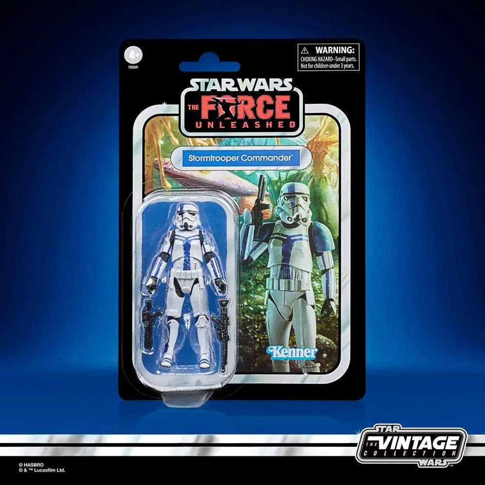 Star Wars: The Force Unleashed Vintage Collection akcijska figura 2022 Stormtrooper Commander 10 cm fotografija proizvoda