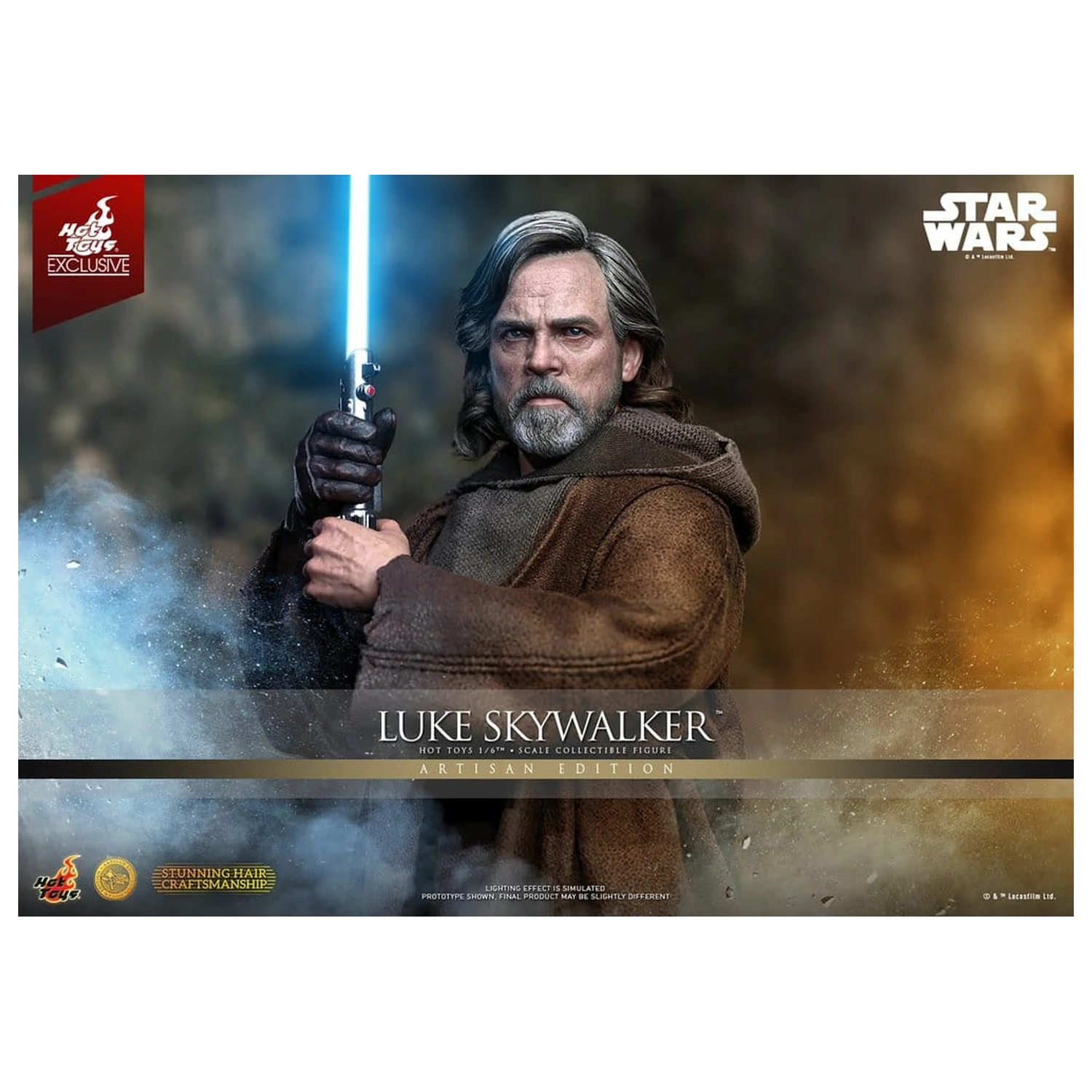 Star Wars: The Last Jedi Movie Masterpiece akcijska figura 1/6 Luke Skywalker (Artisan Edition) 29 cm fotografija proizvoda