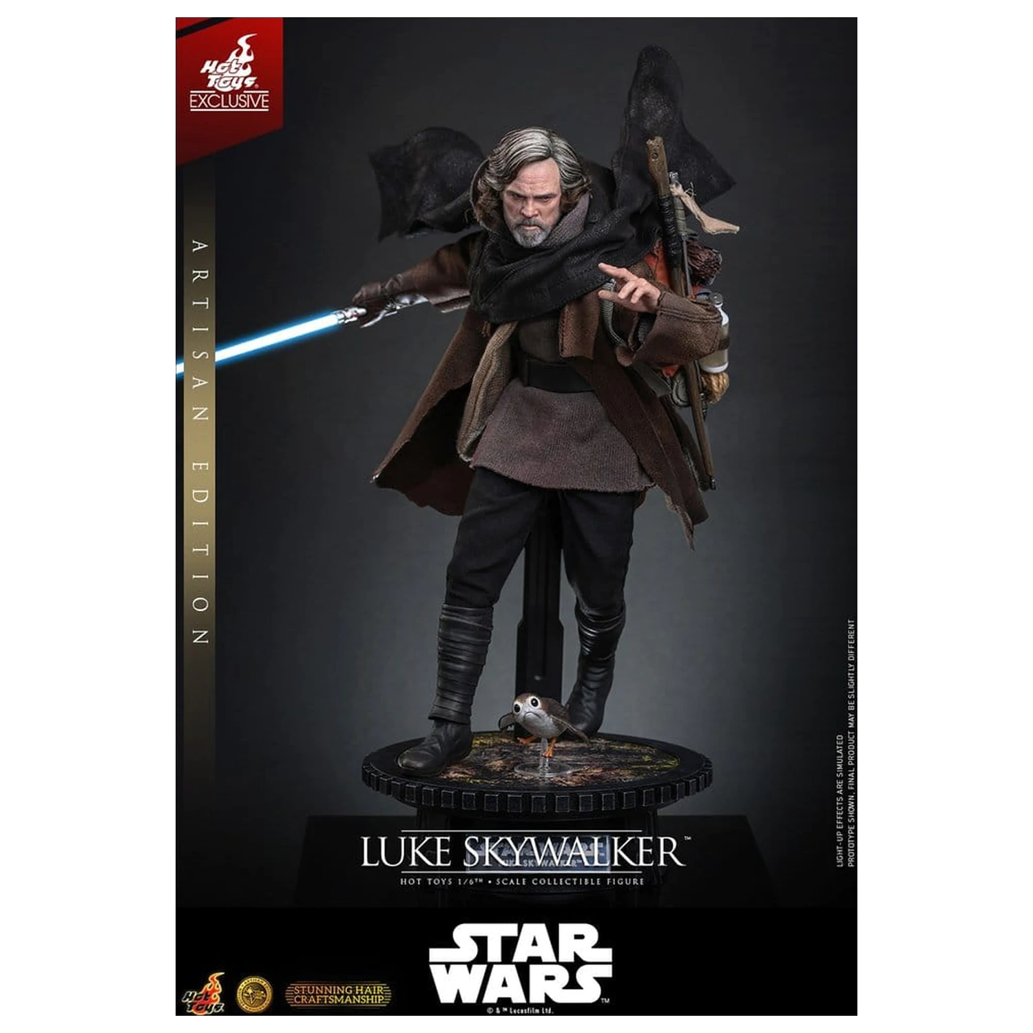 Star Wars: The Last Jedi Movie Masterpiece akcijska figura 1/6 Luke Skywalker (Artisan Edition) 29 cm fotografija proizvoda