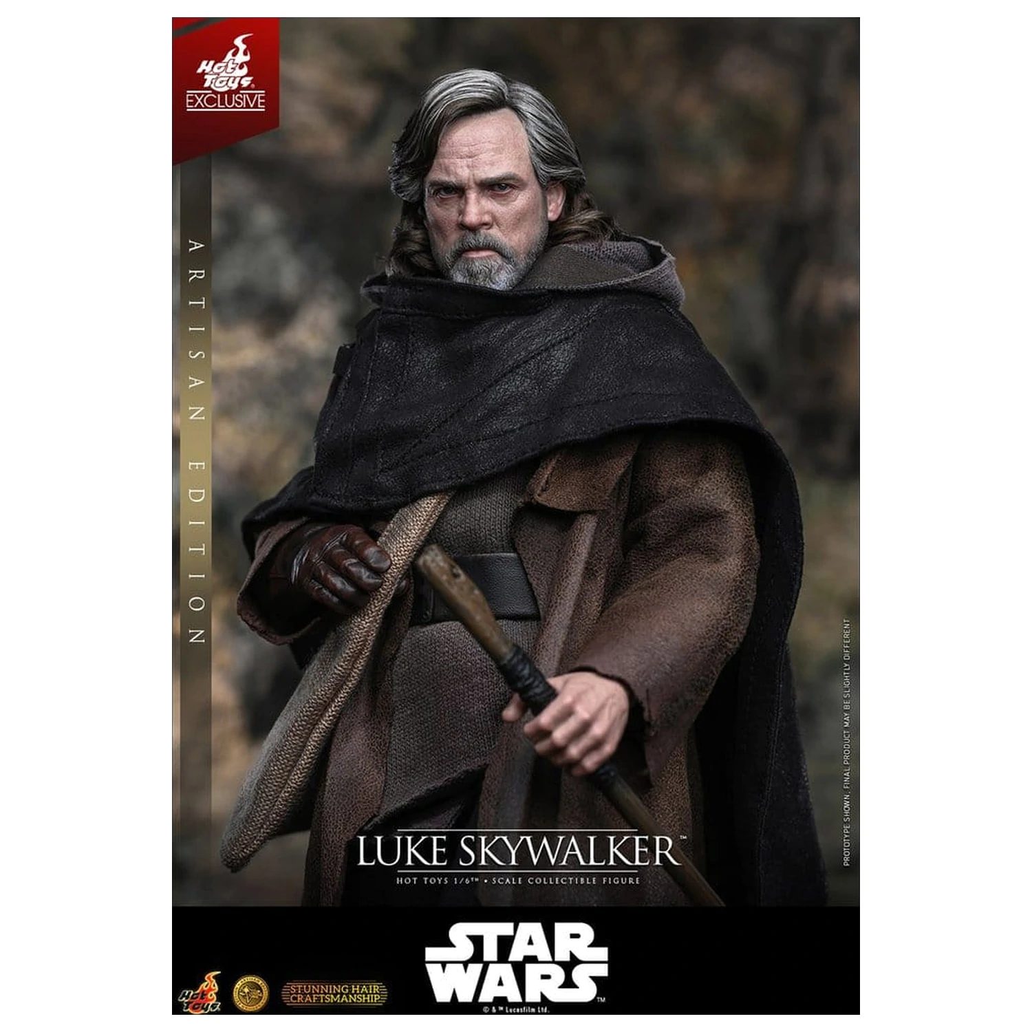 Star Wars: The Last Jedi Movie Masterpiece akcijska figura 1/6 Luke Skywalker (Artisan Edition) 29 cm fotografija proizvoda