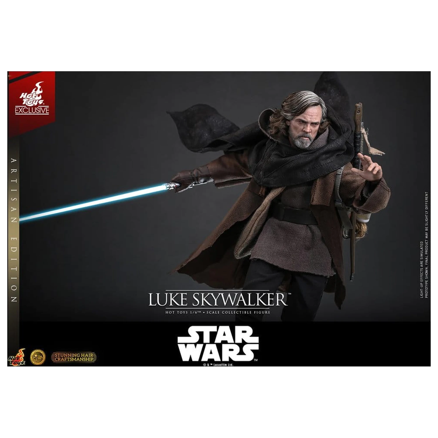 Star Wars: The Last Jedi Movie Masterpiece akcijska figura 1/6 Luke Skywalker (Artisan Edition) 29 cm fotografija proizvoda