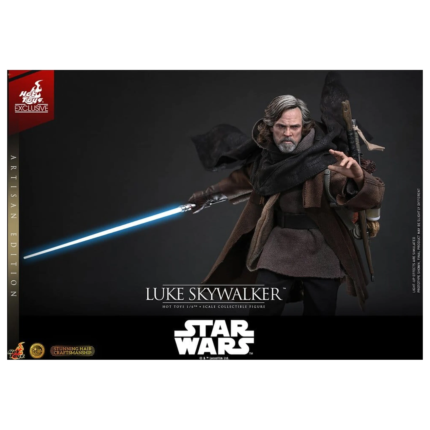 Star Wars: The Last Jedi Movie Masterpiece akcijska figura 1/6 Luke Skywalker (Artisan Edition) 29 cm fotografija proizvoda