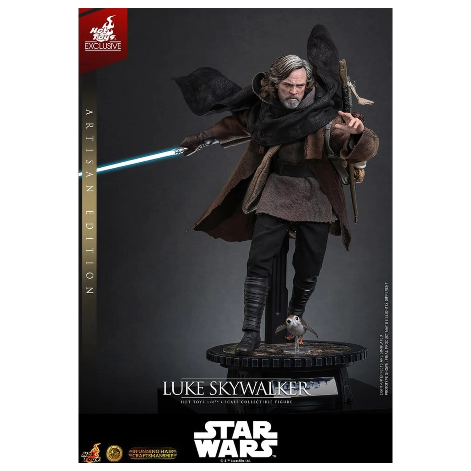Star Wars: The Last Jedi Movie Masterpiece akcijska figura 1/6 Luke Skywalker (Artisan Edition) 29 cm fotografija proizvoda