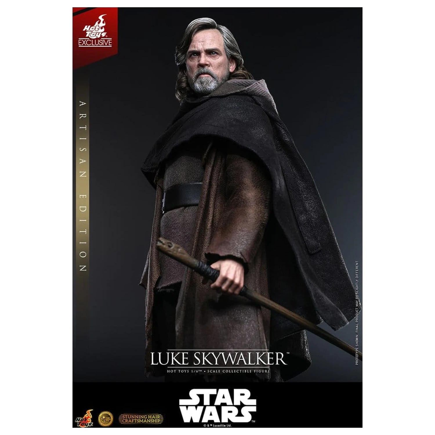 Star Wars: The Last Jedi Movie Masterpiece akcijska figura 1/6 Luke Skywalker (Artisan Edition) 29 cm fotografija proizvoda