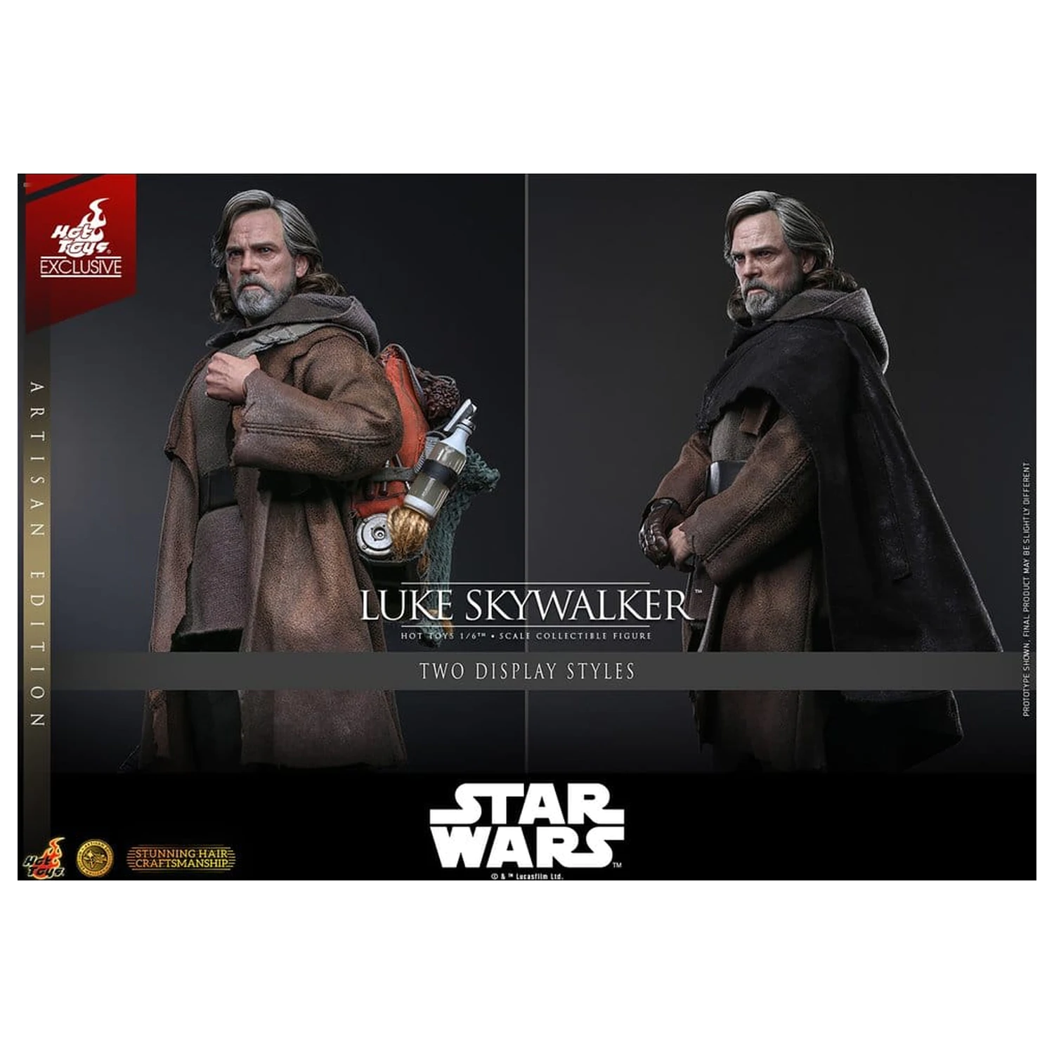 Star Wars: The Last Jedi Movie Masterpiece akcijska figura 1/6 Luke Skywalker (Artisan Edition) 29 cm fotografija proizvoda