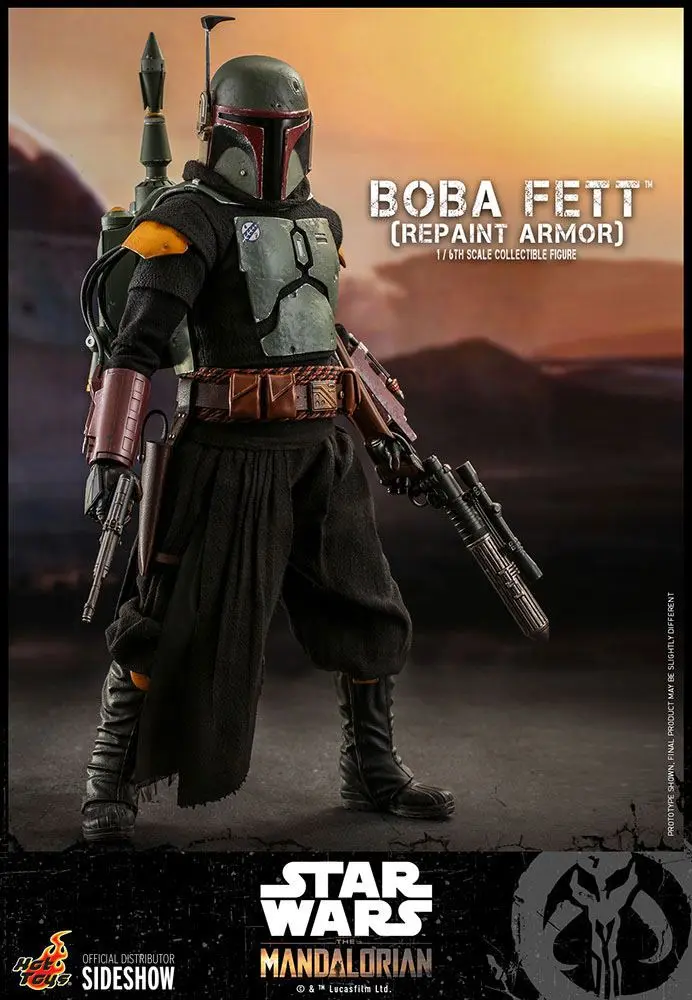 Star Wars The Mandalorian akcijska figura 1/6 Boba Fett (Repaint Armor) 30 cm fotografija proizvoda