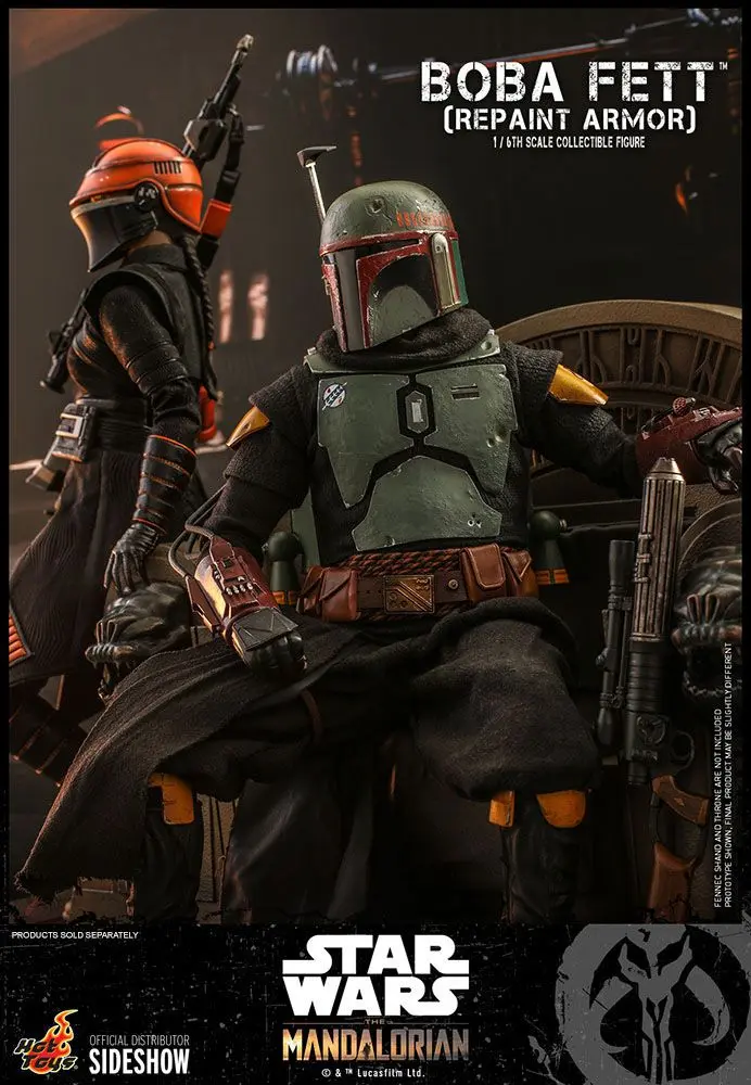 Star Wars The Mandalorian akcijska figura 1/6 Boba Fett (Repaint Armor) 30 cm fotografija proizvoda