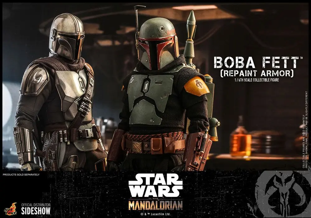 Star Wars The Mandalorian akcijska figura 1/6 Boba Fett (Repaint Armor) 30 cm fotografija proizvoda