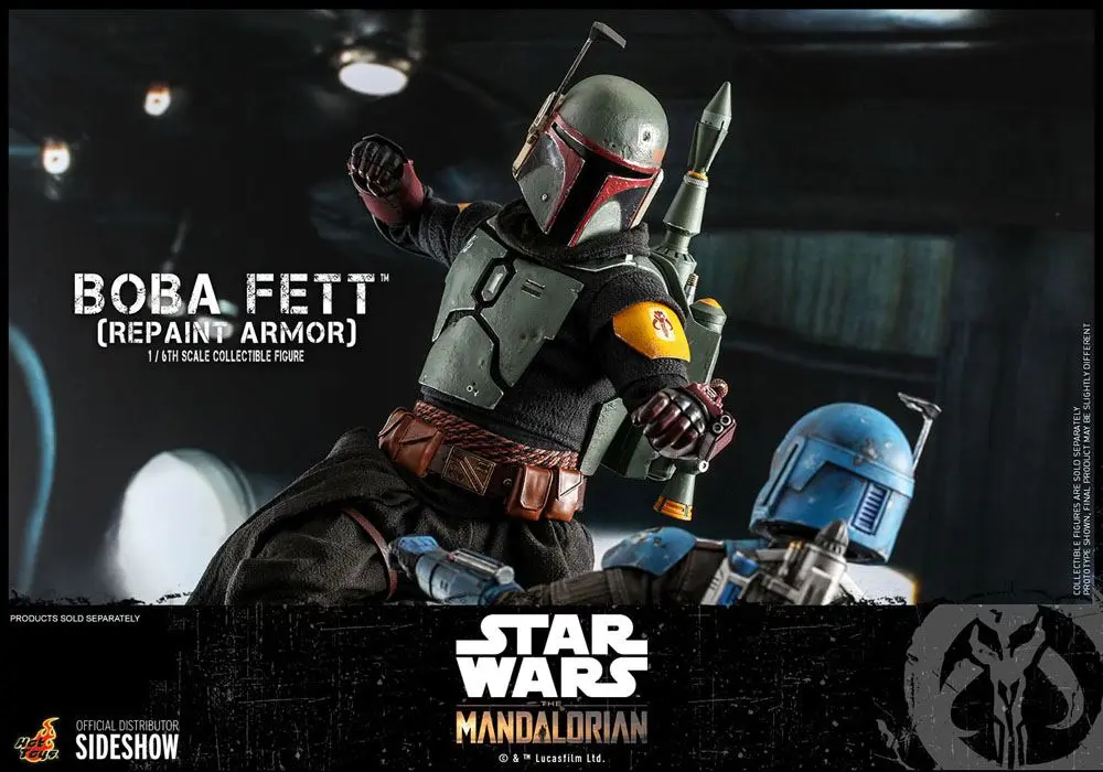 Star Wars The Mandalorian akcijska figura 1/6 Boba Fett (Repaint Armor) 30 cm fotografija proizvoda