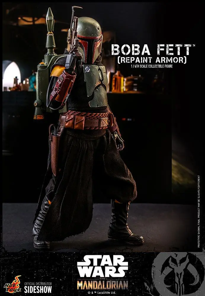 Star Wars The Mandalorian akcijska figura 1/6 Boba Fett (Repaint Armor) 30 cm fotografija proizvoda