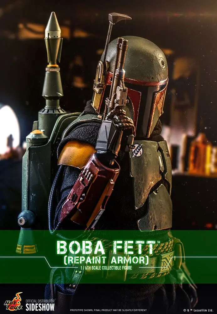 Star Wars The Mandalorian akcijska figura 1/6 Boba Fett (Repaint Armor) 30 cm fotografija proizvoda