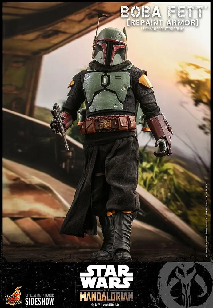 Star Wars The Mandalorian akcijska figura 1/6 Boba Fett (Repaint Armor) 30 cm fotografija proizvoda