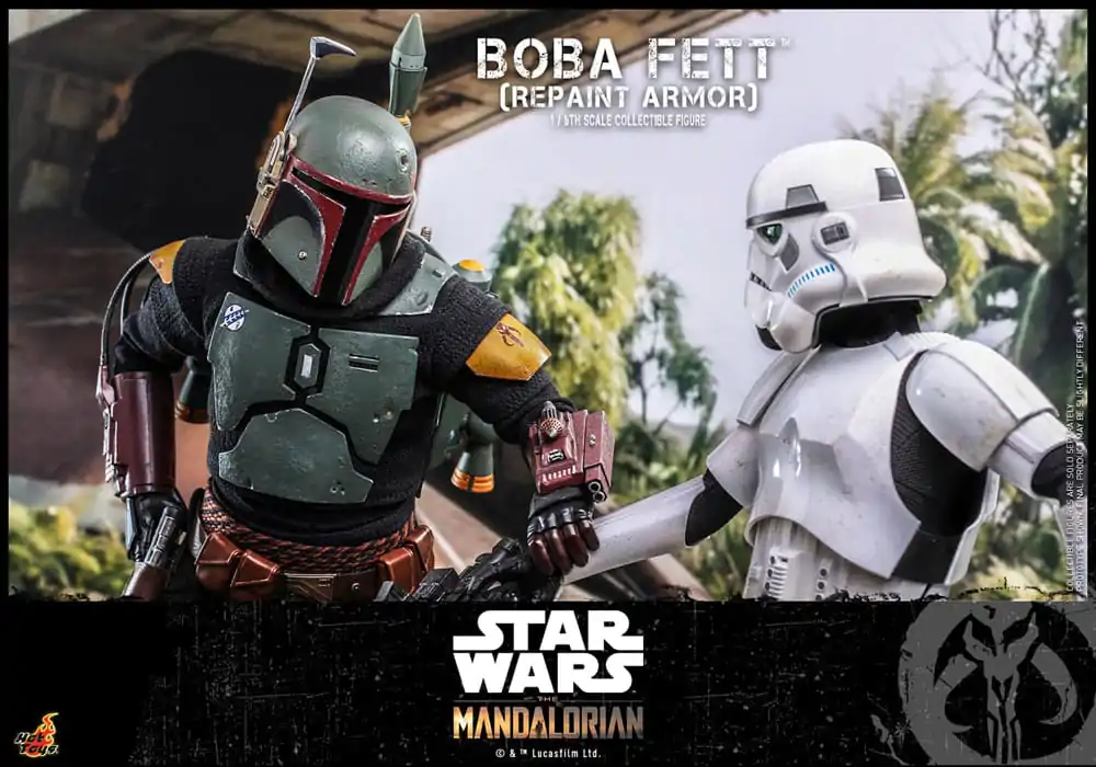 Star Wars: The Mandalorian akcijska figura 1/6 Boba Fett Repaint Armor Special Edition 30 cm fotografija proizvoda