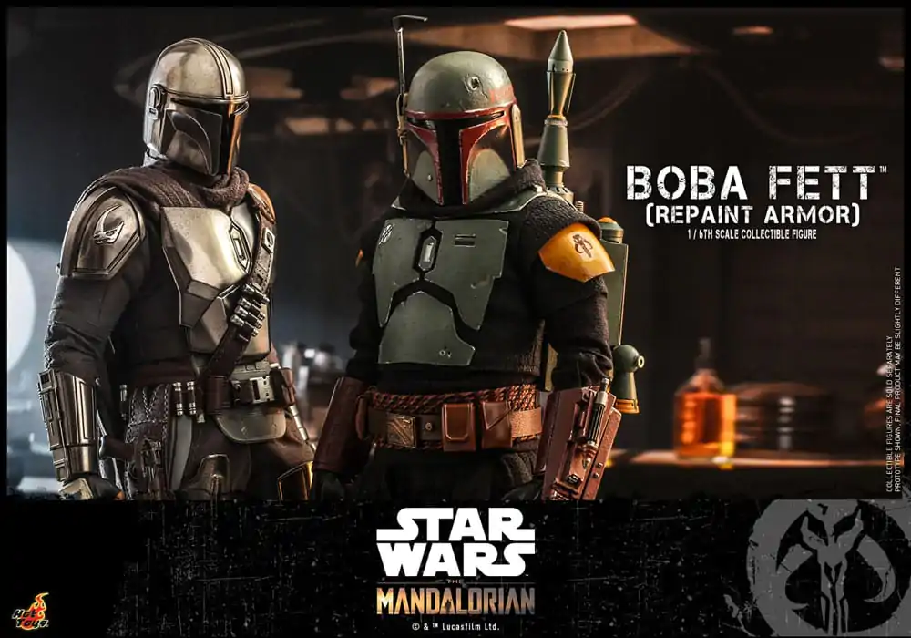 Star Wars: The Mandalorian akcijska figura 1/6 Boba Fett Repaint Armor Special Edition 30 cm fotografija proizvoda