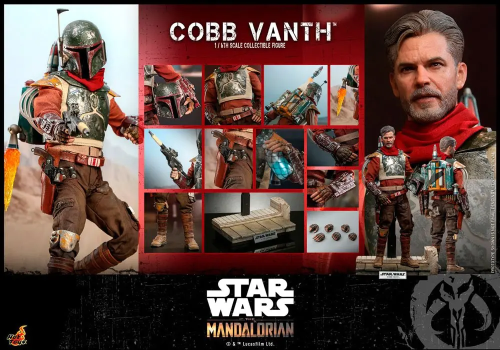 Star Wars The Mandalorian akcijska figura 1/6 Cobb Vanth 31 cm fotografija proizvoda
