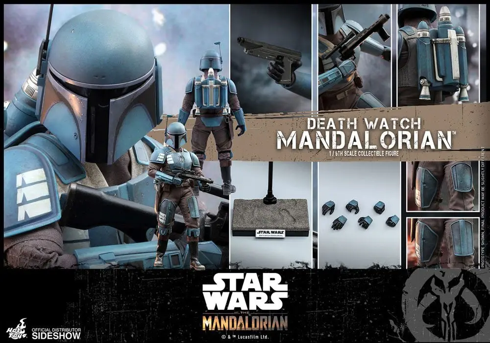 Star Wars The Mandalorian akcijska figura 1/6 Death Watch Mandalorian 30 cm fotografija proizvoda