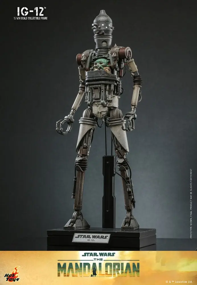 Star Wars: The Mandalorian akcijska figura 1/6 IG-12 36 cm fotografija proizvoda