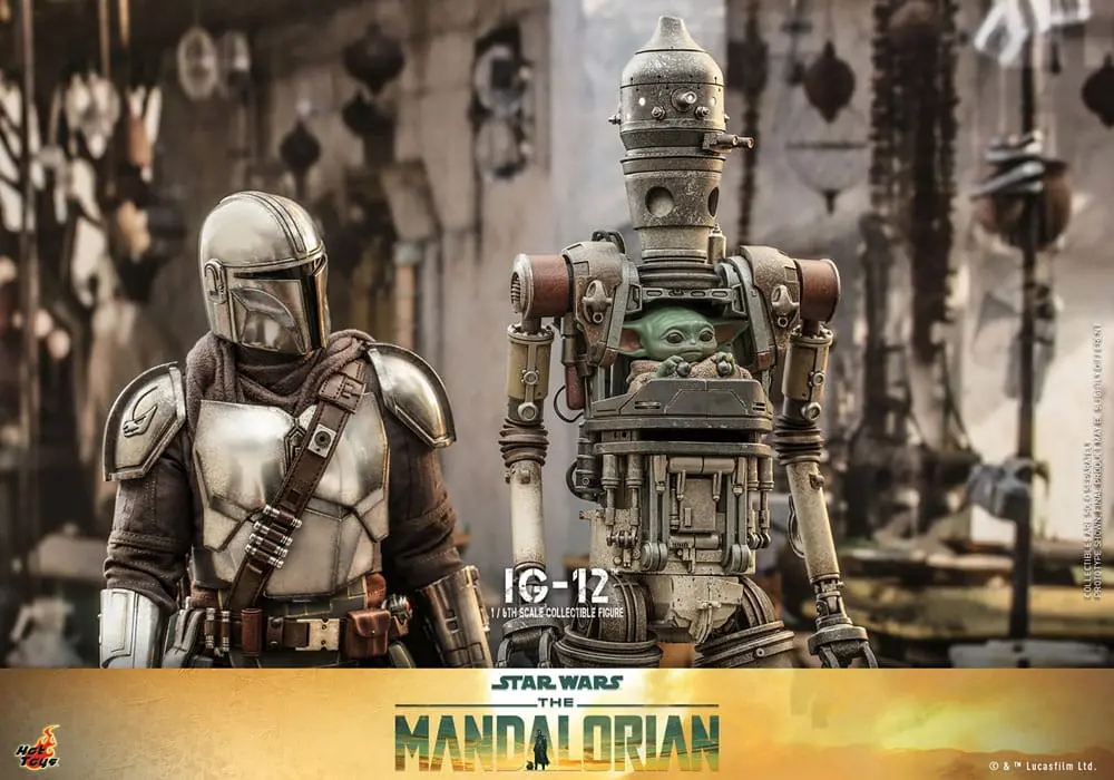 Star Wars: The Mandalorian akcijska figura 1/6 IG-12 36 cm fotografija proizvoda