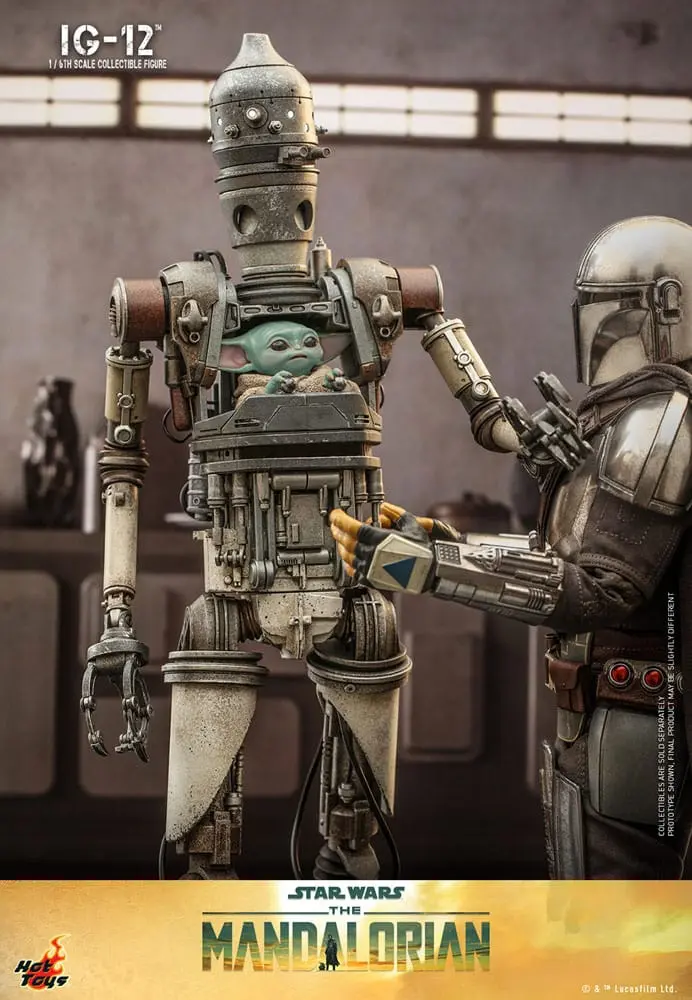 Star Wars: The Mandalorian akcijska figura 1/6 IG-12 36 cm fotografija proizvoda