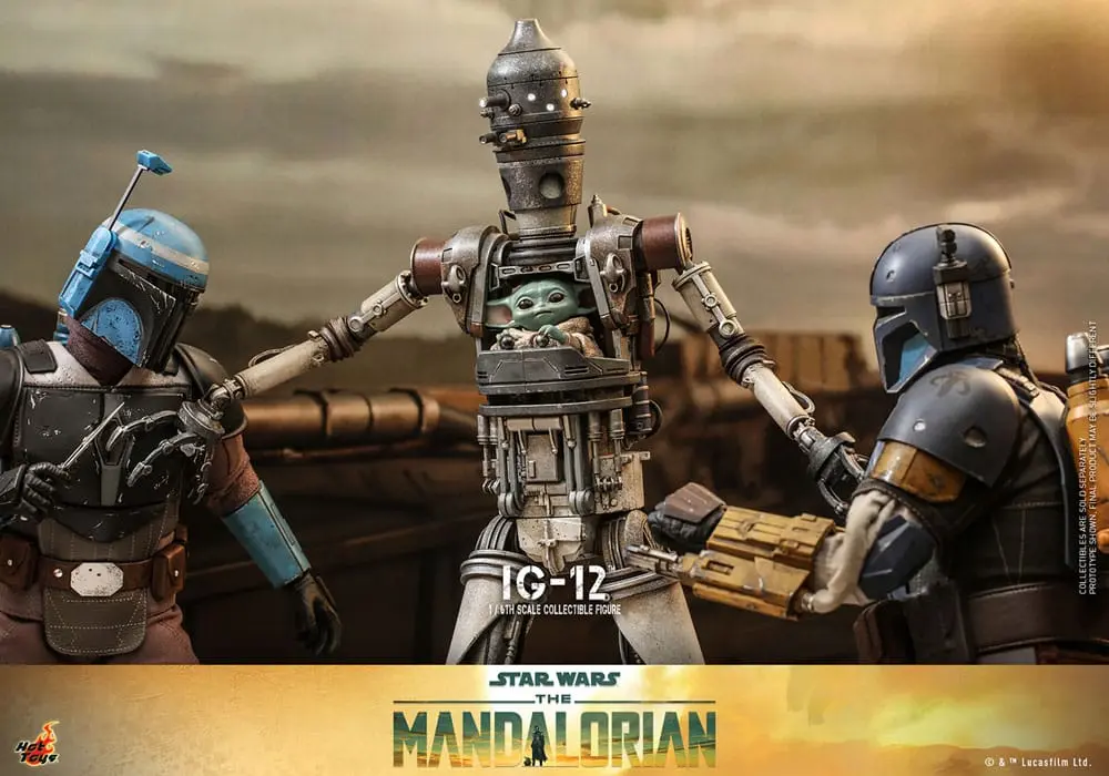 Star Wars: The Mandalorian akcijska figura 1/6 IG-12 36 cm fotografija proizvoda