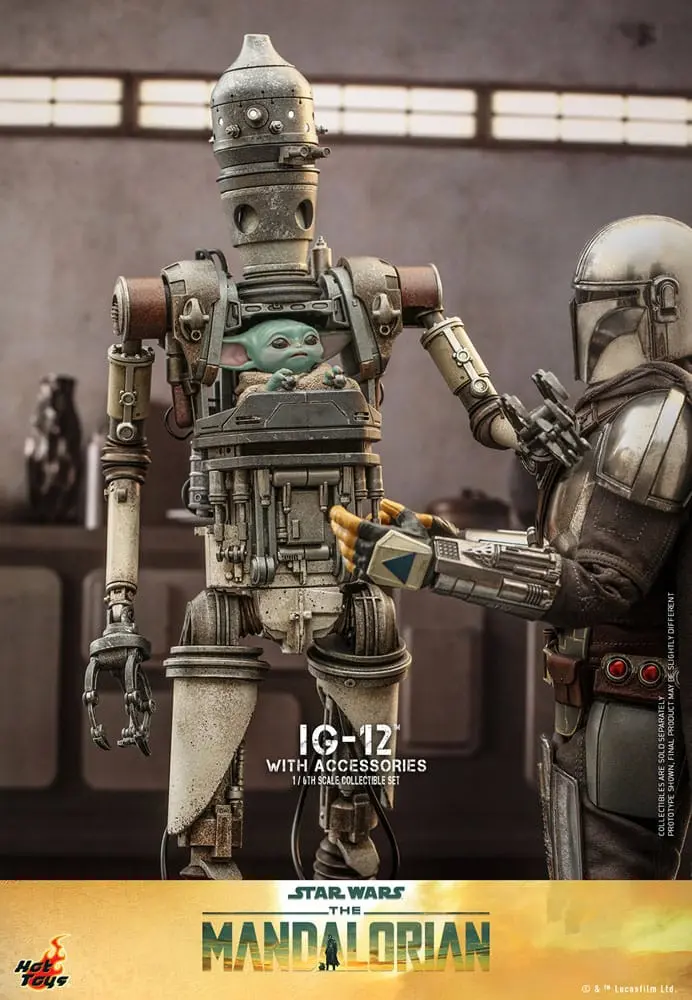 Star Wars: The Mandalorian akcijska figura 1/6 IG-12 s dodacima 36 cm fotografija proizvoda