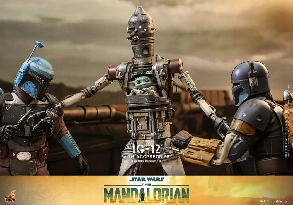 Star Wars: The Mandalorian akcijska figura 1/6 IG-12 s dodacima 36 cm fotografija proizvoda