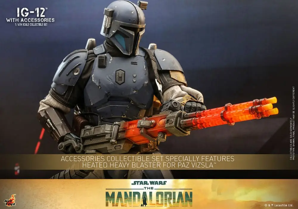 Star Wars: The Mandalorian akcijska figura 1/6 IG-12 s dodacima 36 cm fotografija proizvoda