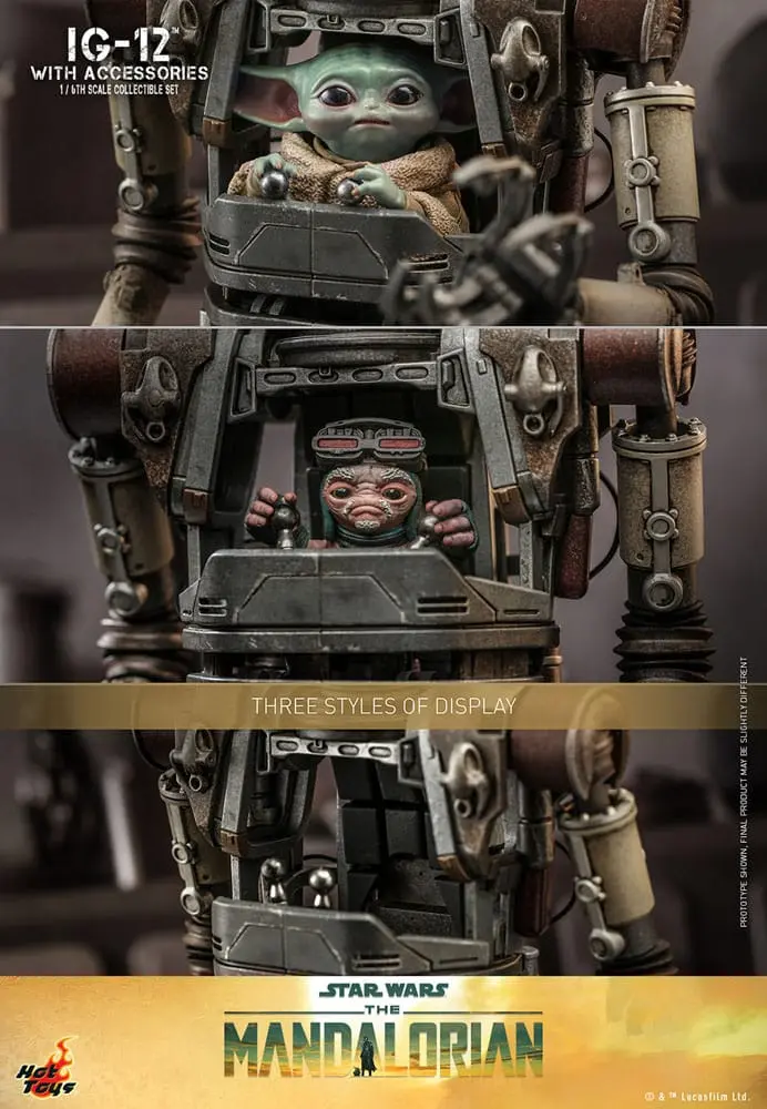 Star Wars: The Mandalorian akcijska figura 1/6 IG-12 s dodacima 36 cm fotografija proizvoda