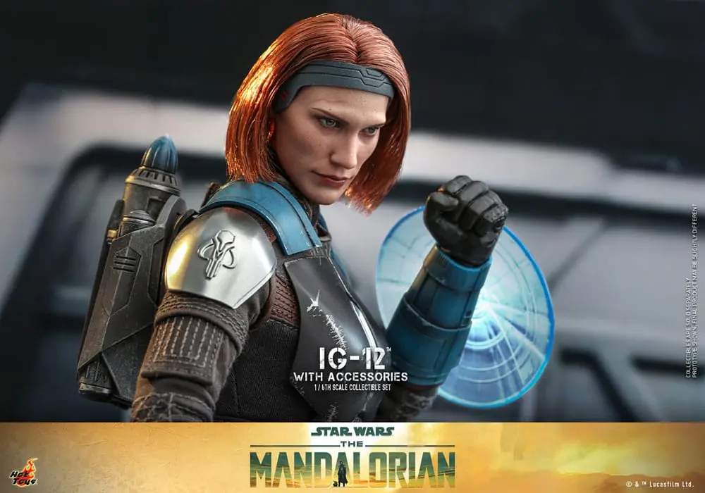 Star Wars: The Mandalorian akcijska figura 1/6 IG-12 s dodacima 36 cm fotografija proizvoda