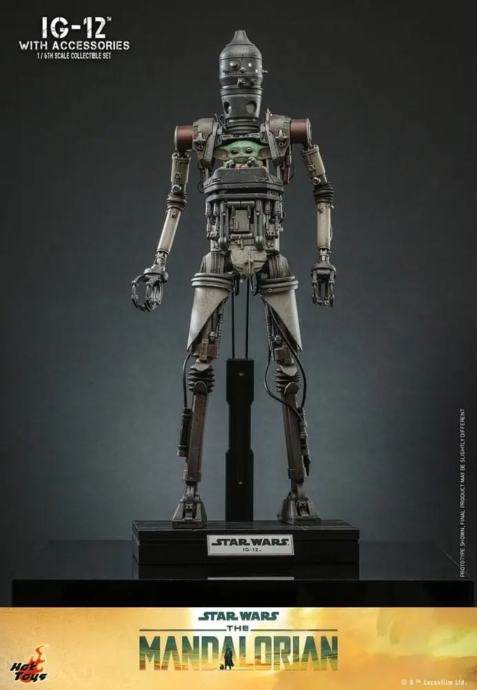 Star Wars: The Mandalorian akcijska figura 1/6 IG-12 s dodacima 36 cm fotografija proizvoda