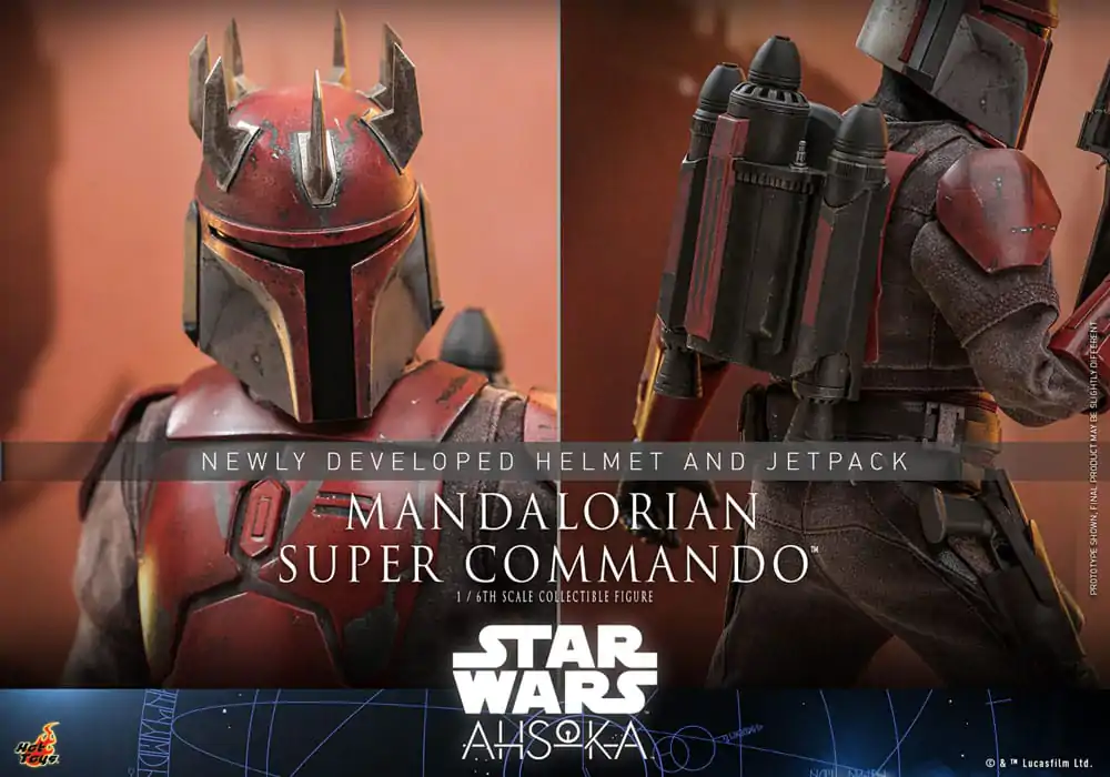 Star Wars: The Mandalorian akcijska figura 1/6 Mandalorian Super Commando 31 cm fotografija proizvoda