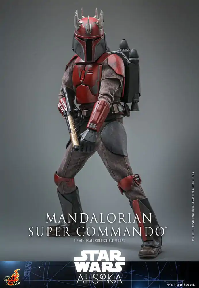 Star Wars: The Mandalorian akcijska figura 1/6 Mandalorian Super Commando 31 cm fotografija proizvoda