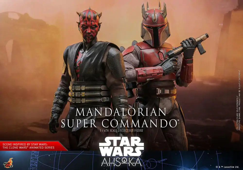 Star Wars: The Mandalorian akcijska figura 1/6 Mandalorian Super Commando 31 cm fotografija proizvoda