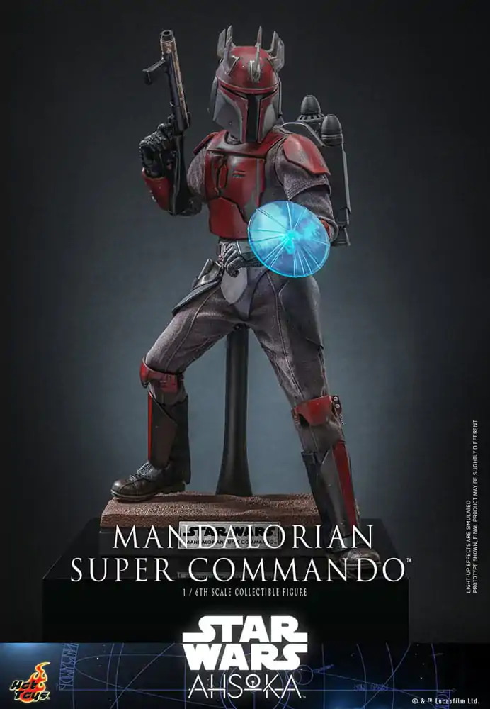 Star Wars: The Mandalorian akcijska figura 1/6 Mandalorian Super Commando 31 cm fotografija proizvoda