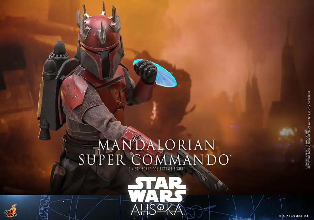 Star Wars: The Mandalorian akcijska figura 1/6 Mandalorian Super Commando 31 cm fotografija proizvoda