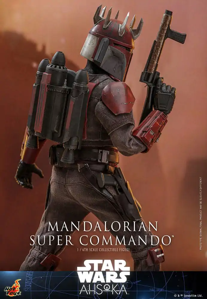 Star Wars: The Mandalorian akcijska figura 1/6 Mandalorian Super Commando 31 cm fotografija proizvoda