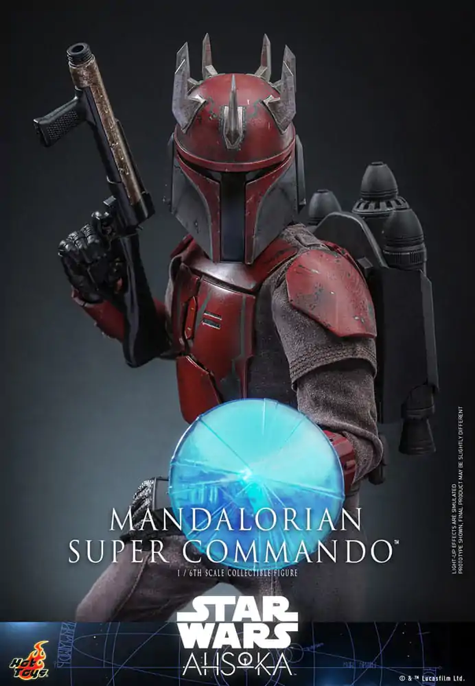 Star Wars: The Mandalorian akcijska figura 1/6 Mandalorian Super Commando 31 cm fotografija proizvoda