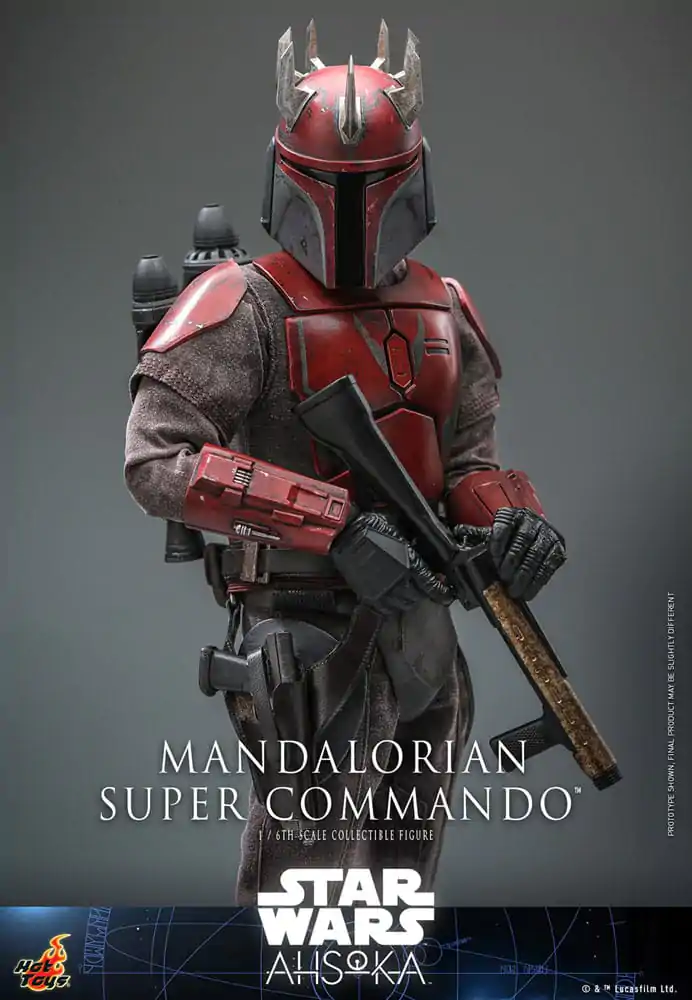 Star Wars: The Mandalorian akcijska figura 1/6 Mandalorian Super Commando 31 cm fotografija proizvoda