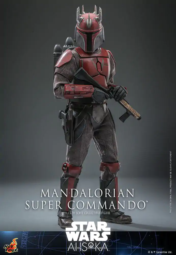 Star Wars: The Mandalorian akcijska figura 1/6 Mandalorian Super Commando 31 cm fotografija proizvoda