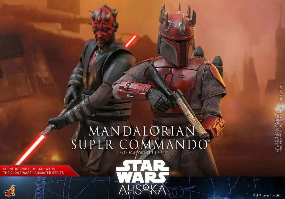 Star Wars: The Mandalorian akcijska figura 1/6 Mandalorian Super Commando 31 cm fotografija proizvoda