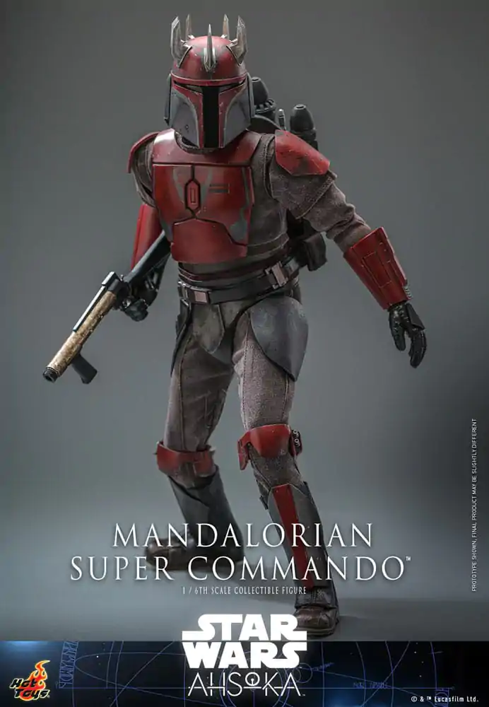 Star Wars: The Mandalorian akcijska figura 1/6 Mandalorian Super Commando 31 cm fotografija proizvoda